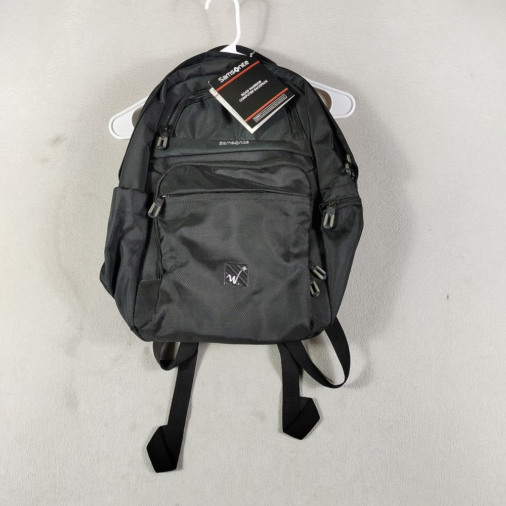 Samsonite Black 18" Road Warrior Computer Backpack Laptop RFID Travel Bag Men